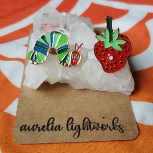 The Very Hungry Caterpillar pin set